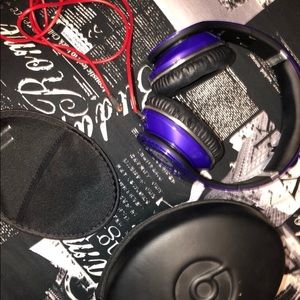 Purple studio wireless beats